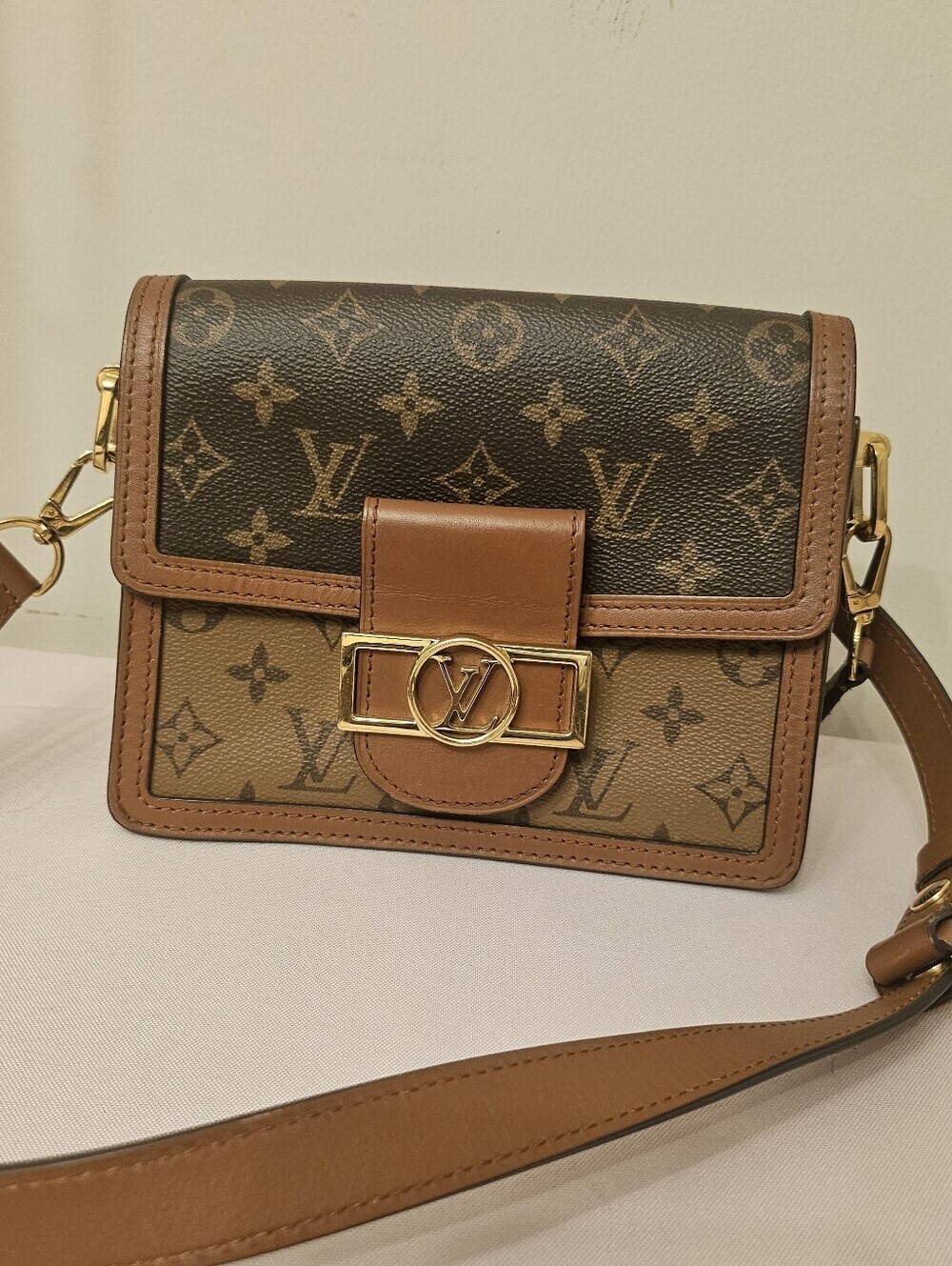Louis Vuitton Dauphine Mini Reverse Monogram | Full Set | COA Included